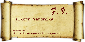 Filkorn Veronika névjegykártya